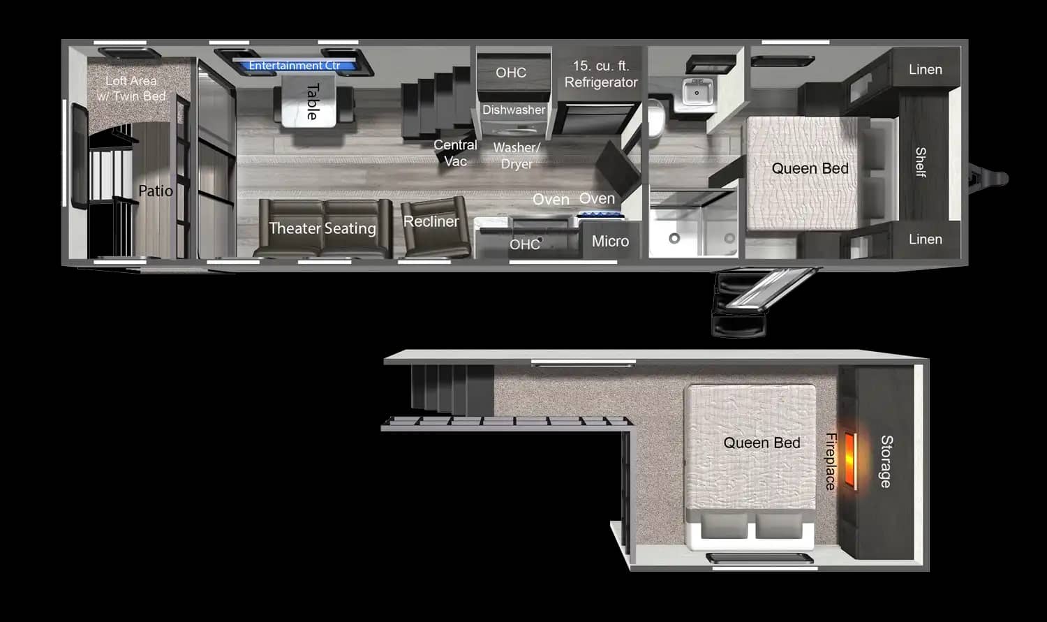 360TH Loft Floorplan 