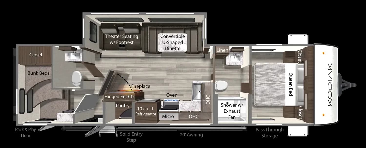 302BHSL Floorplan 