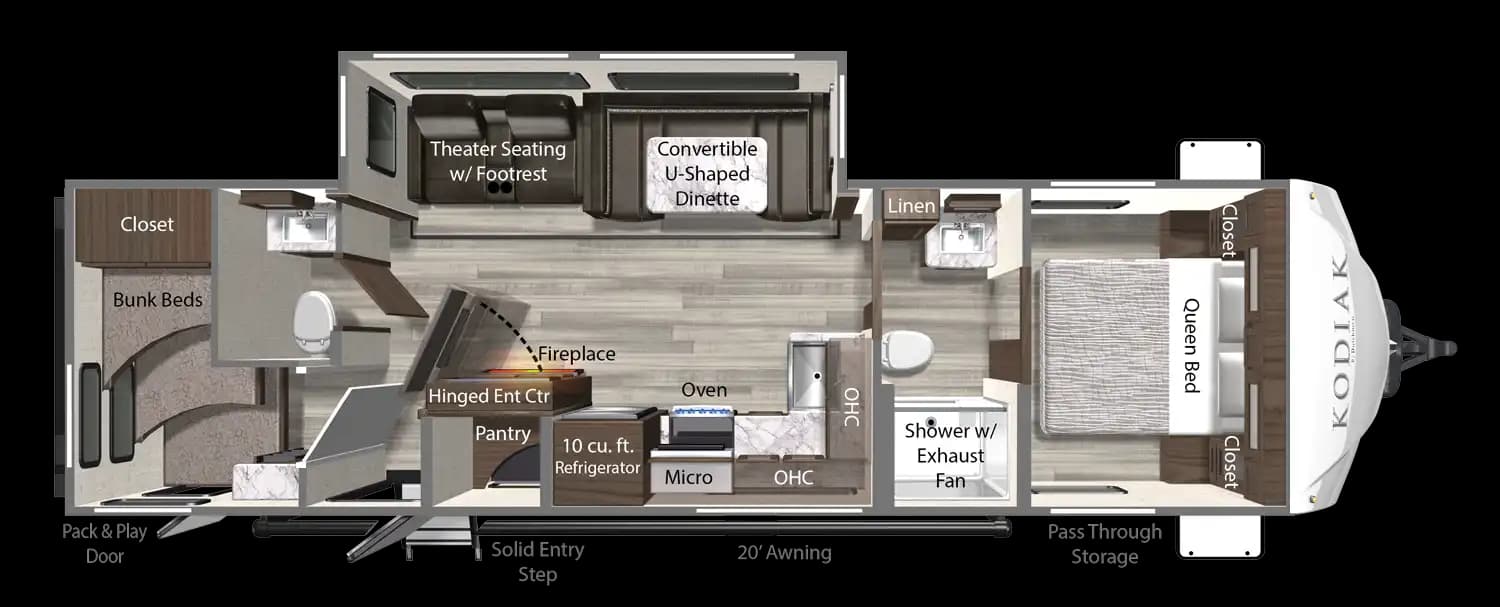 302BHSL Floorplan 