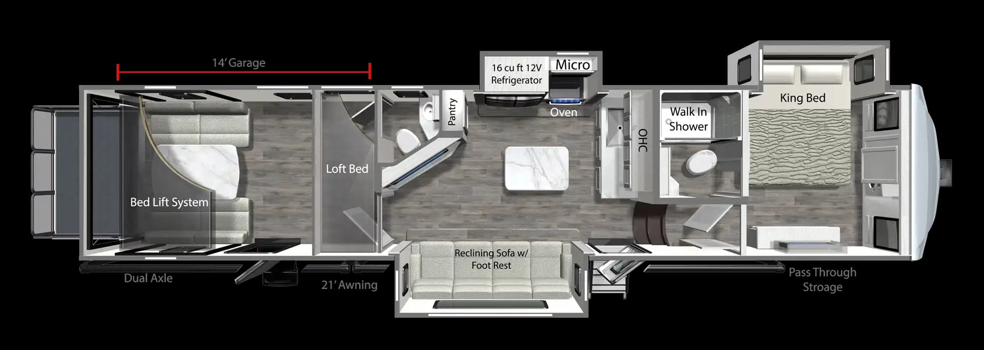 Voltage V-Series 3850 Floorplan