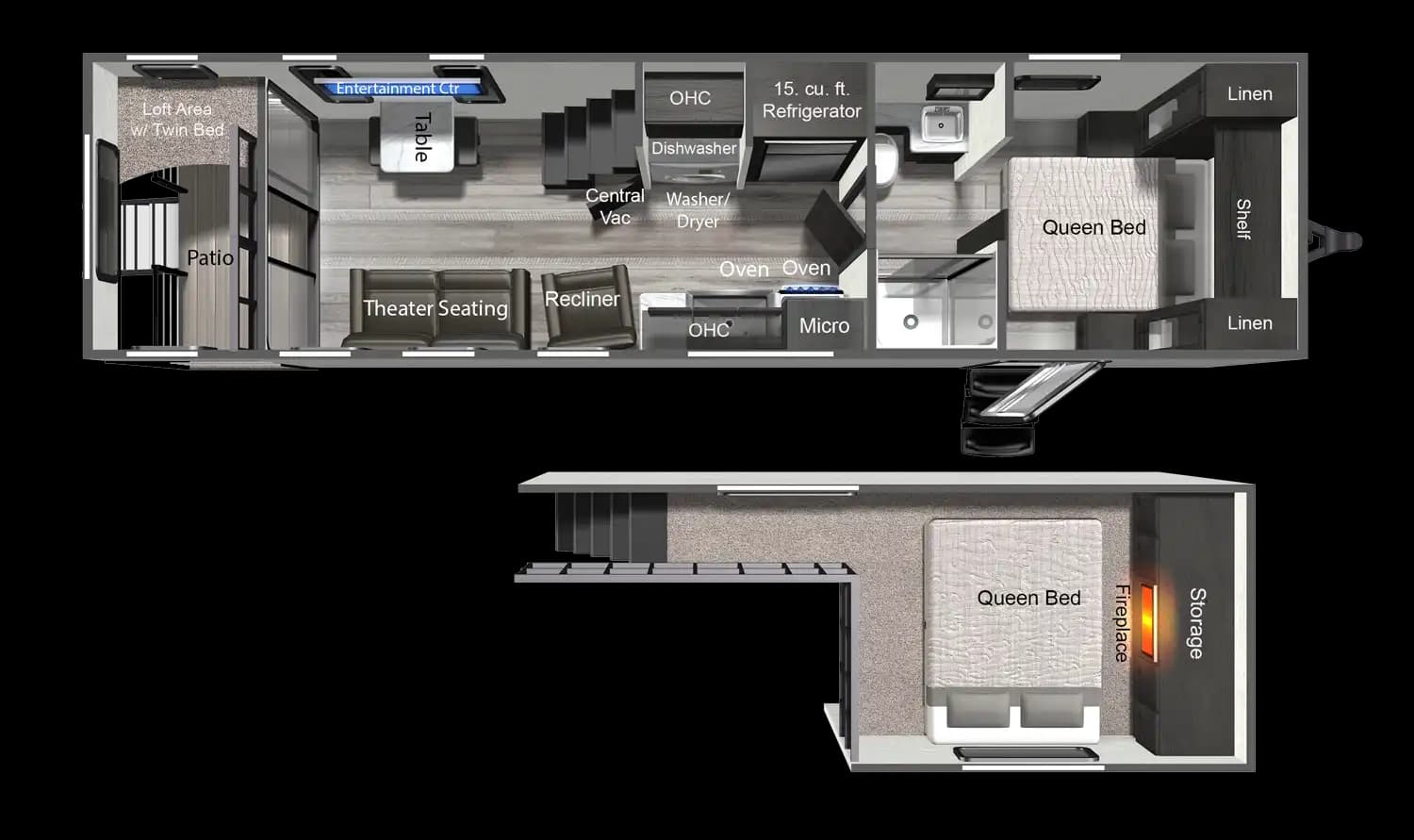 360TH Loft Floorplan