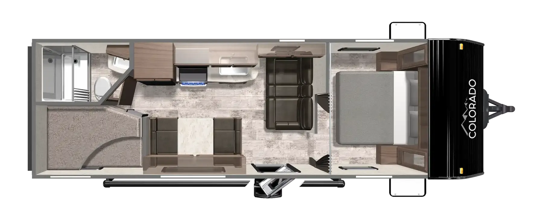 2026 Dutchmen Colorado 24BHC floor plan diagram