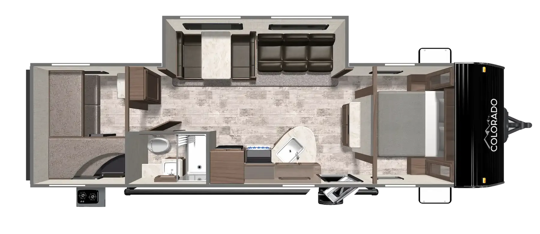 2026 Dutchmen Colorado 29BHC floor plan diagram