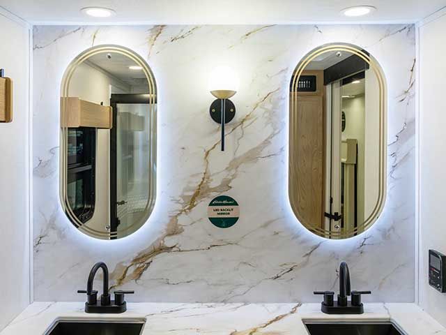 2026 Dutchmen Eddie Bauer 3511RK — Dual Vanity w/ LED Lit Mirrors