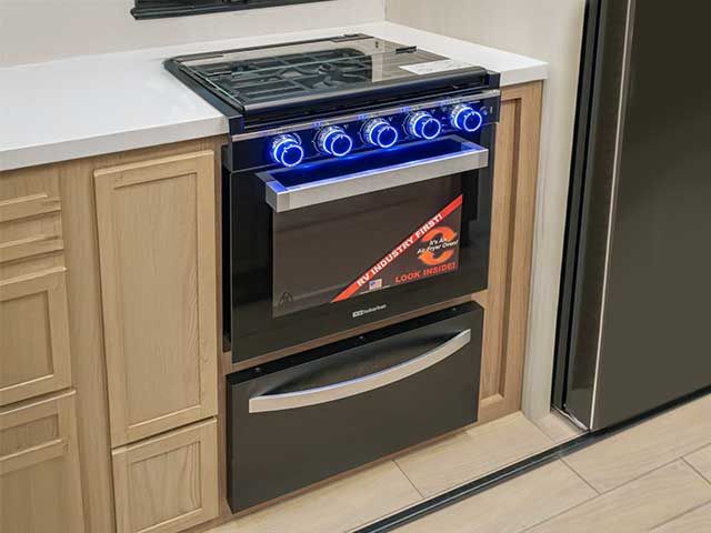 2026 Dutchmen Eddie Bauer 3511RK — 21” Air Fryer w/ 3 Burner Cooktop