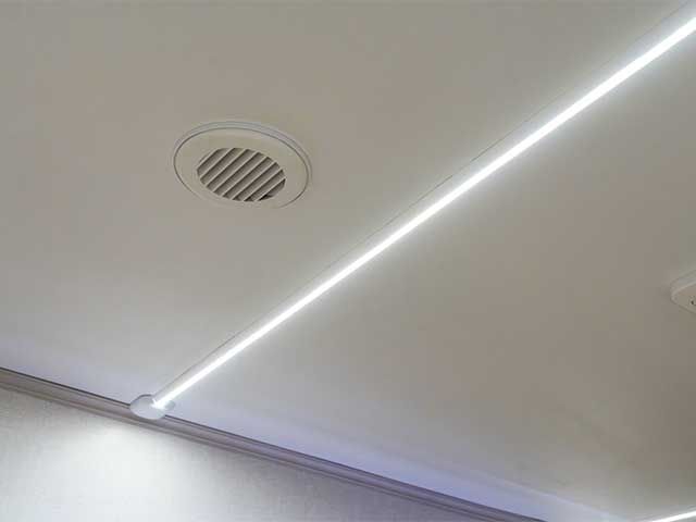 2026 Dutchmen Eddie Bauer 3511RK — Blade Lights in Living area w/ Dimmer Switch